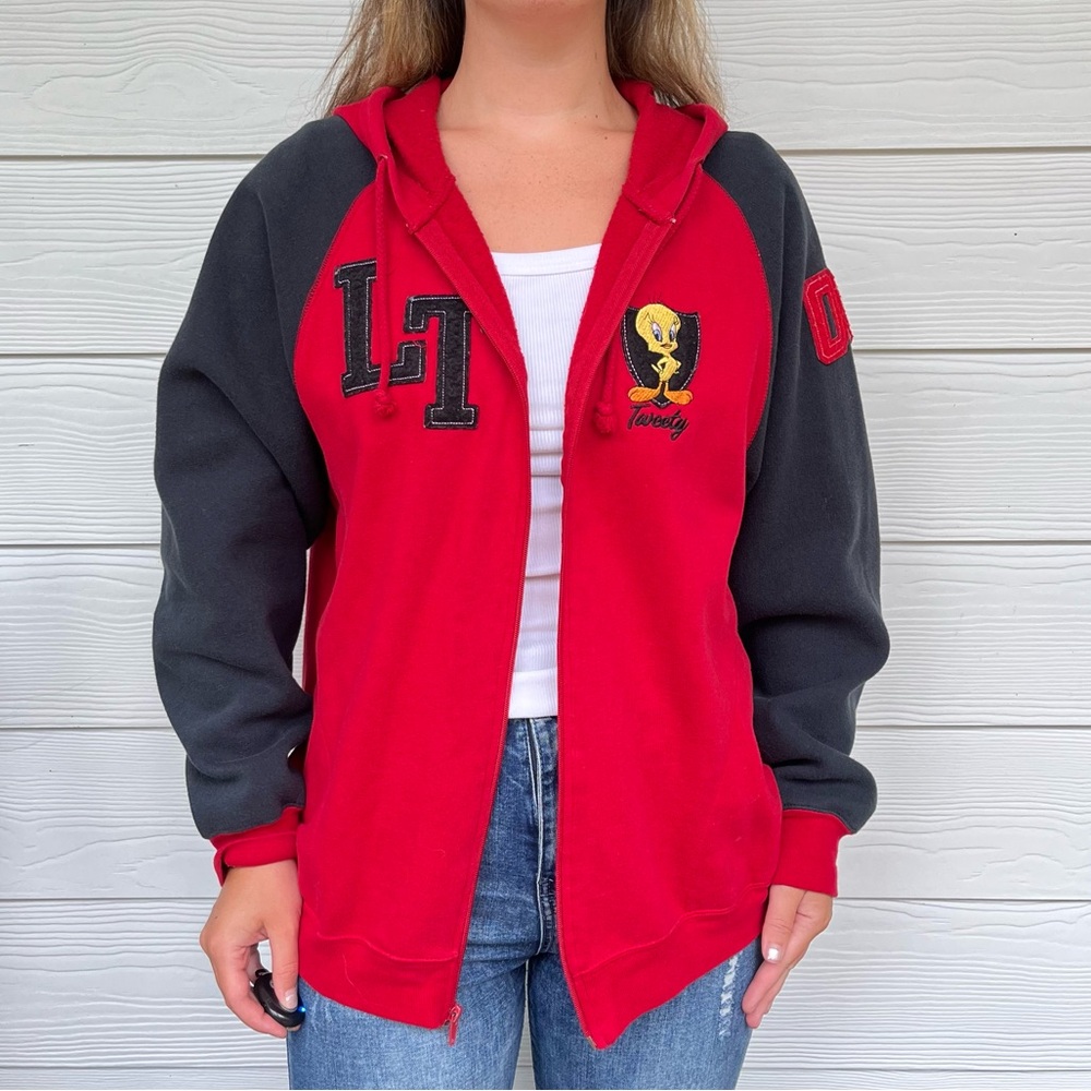 Vintage Warner Bros. Red Looney Tunes Jacket